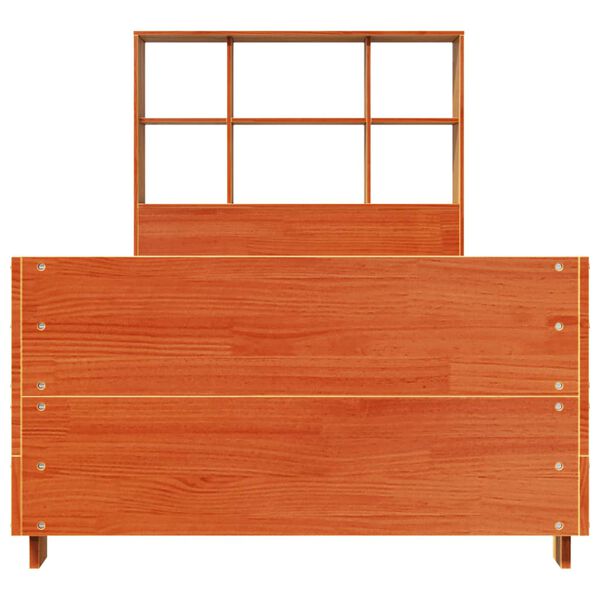 vidaXL Postel bez matrace voskově hněd&aacute; 90 x 190 cm masivn&iacute; borovice