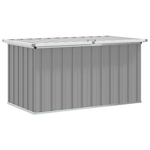 vidaXL Zahradn&iacute; &uacute;ložn&yacute; box &scaron;ed&yacute; 129 x 67 x 65 cm
