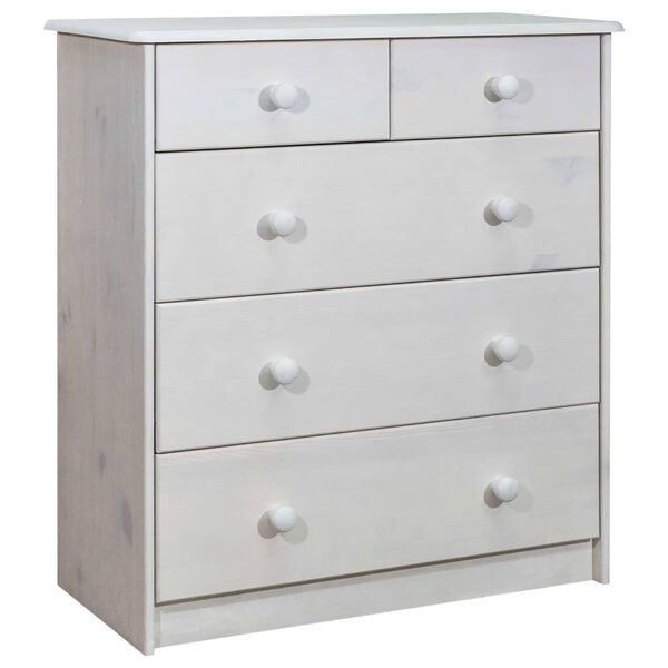 vidaXL Komoda se z&aacute;suvkami 75 x 35 x 80,5 cm masivn&iacute; borov&eacute; dřevo