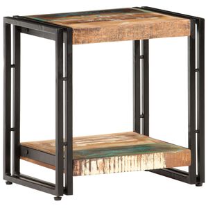vidaXL Odkl&aacute;dac&iacute; stolek 40 x 30 x 40 cm masivn&iacute; recyklovan&eacute; dřevo