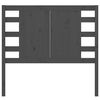 vidaXL Čelo postele šedé 106 x 4 x 100 cm masivní borovice
