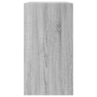 vidaXL Botník šedý sonoma 80 x 34 x 63 cm kompozitní dřevo