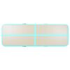 vidaXL Nafukovací cvičební podložka s pumpou 700x100x10 cm PVC zelená