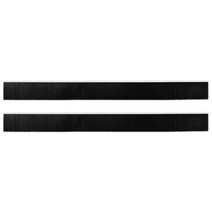 vidaXL Samolepic&iacute; &scaron;těrbiny na dveře 2 pcs B&iacute;l&aacute; 100 cm