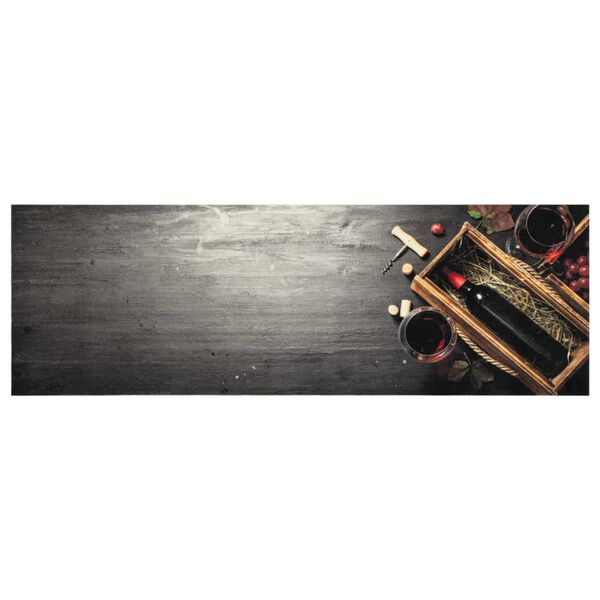 vidaXL Kuchyňsk&yacute; koberec omyvateln&yacute; L&aacute;hev v&iacute;na 60 x 180 cm samet