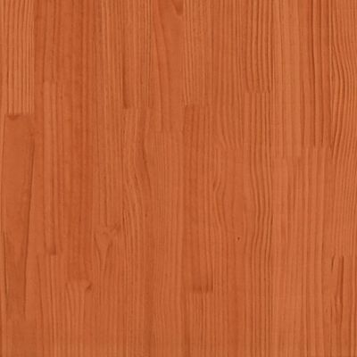 vidaXL Postel z palet voskově hnědá 90 x 200 cm masivní borové dřevo