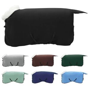 vidaXL Deka pro koně Čern&aacute; 105 cm Polartec fleece