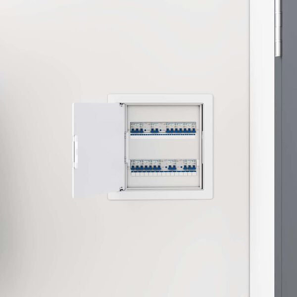 vidaXL Př&iacute;stupov&eacute; panely 2 pcs B&iacute;l&aacute; 20 x 20 cm ABS plast