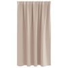 vidaXL Z&aacute;věsy na zatemněn&iacute; s kroužky 2 pcs Taupe 140 x 140 cm