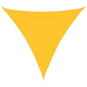 vidaXL St&iacute;nic&iacute; plachta 160 g/m&sup2; žlut&aacute; 3,6 x 3,6 x 3,6 m HDPE