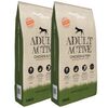 vidaXL Pr&eacute;miov&eacute; ps&iacute; granule Adult Active Chicken & Fish, (2 x 15 kg)