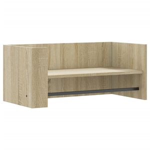 vidaXL N&aacute;stěnn&aacute; police dub sonoma 70,5 x 35 x 30,5 cm kompozitn&iacute; dřevo