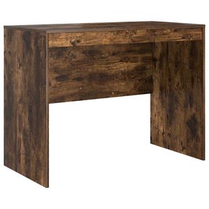 vidaXL Stůl Kouřov&yacute; dub 100 x 50 x 76 cm