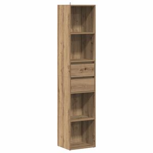 vidaXL Knihovna dub artisan 36x30x171 cm kompozitn&iacute; dřevo