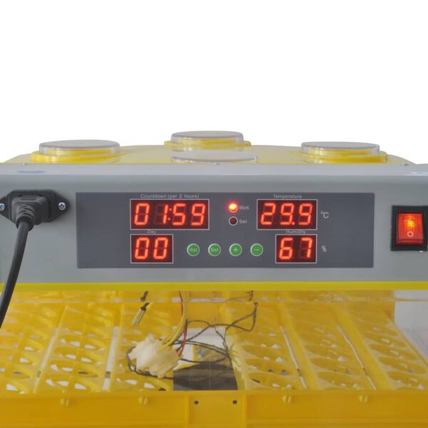 Automatický inkubátor pro 96 slepičích vajec