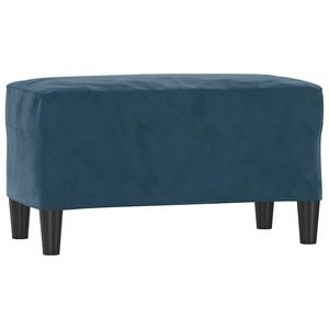 vidaXL Lavice modr&aacute; 70 x 35 x 41 cm samet