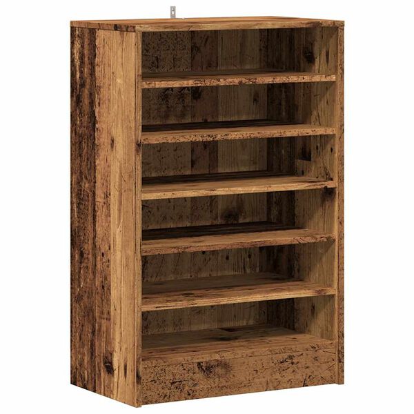 vidaXL Botn&iacute;k old wood 60 x 35 x 92 cm kompozitn&iacute; dřevo
