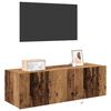vidaXL TV wall cabinet N&aacute;stěnn&yacute; 2 pcs Star&eacute; dřevo 100 x 35 x 31 cm