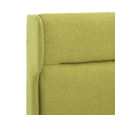 vidaXL Rám postele zelený textil 180 x 200 cm