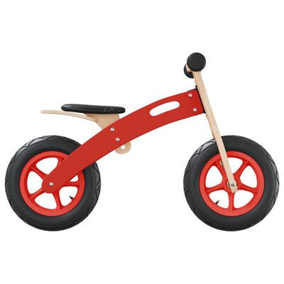 vidaXL Odrážedlo pro děti se vzduchovými pneumatikami červené