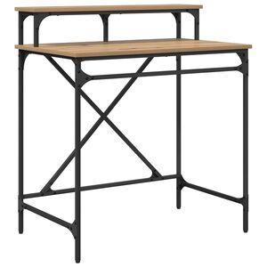 vidaXL Stůl Artisanov&yacute; dub 80 x 50 x 90 cm Kompozitn&iacute; dřevo