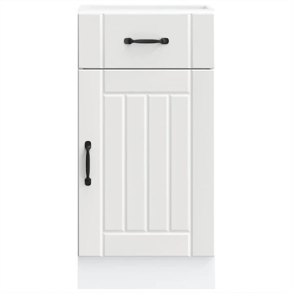 vidaXL Kuchyňsk&aacute; spodn&iacute; skř&iacute;ňka "Lucca" b&iacute;l&yacute; kompozitn&iacute; dřevo