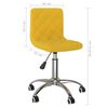 vidaXL Otočn&eacute; j&iacute;deln&iacute; židle 2 ks hořčicově žlut&eacute; samet