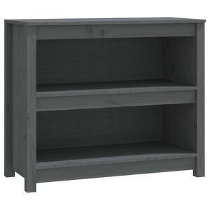 vidaXL Knihovna &scaron;ed&aacute; 80x35x68 cm masivn&iacute; dřevo borovice