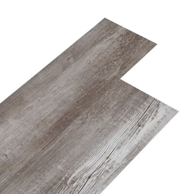 vidaXL Nesamolepicí PVC podlahová prkna 5,26 m² 2 mm matné hnědé dřevo
