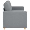 vidaXL Loveseat Sofa Světle &scaron;ed&aacute; 180x77x82 cm textil