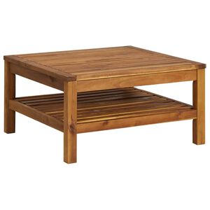 vidaxL Konferenčn&iacute; stolek 65 x 65 x 35 cm masivn&iacute; ak&aacute;ciov&eacute; dřevo