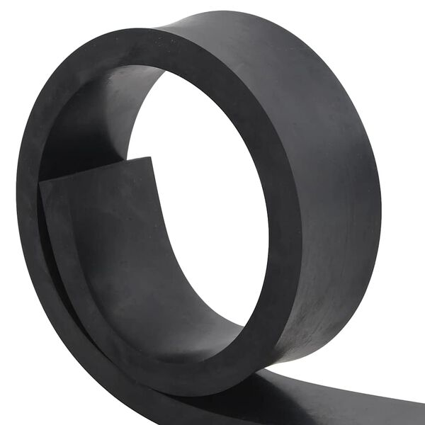 vidaXL Gumov&aacute; hrana pro sněhov&yacute; pluh čern&aacute; 80x8x2 cm