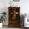 vidaXL Skř&iacute;ň highboard kouřov&yacute; dub 69,5 x 31 x 115 cm kompozitn&iacute; dřevo