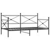 vidaXL V&aacute;lenda bez matrace čern&aacute; 107x203 cm ocel