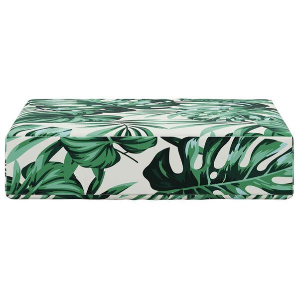 vidaXL Venkovn&iacute; sedac&iacute; pol&scaron;t&aacute;ř Vzor listů 40 x 40 x 8 cm