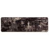 vidaXL Běhoun MARSA Čern&aacute; 100 x 350 cm Polyester a PVC