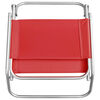 vidaXL Skládací plážové židle 2 ks červené textil