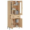 vidaXL Skř&iacute;ň highboard dub sonoma 69,5 x 34 x 180 cm kompozitn&iacute; dřevo