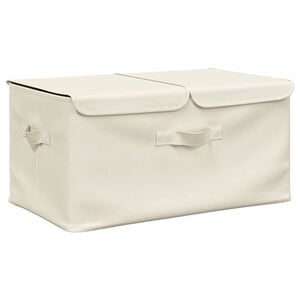 vidaXL &Uacute;ložn&yacute; box textil 50 x 30 x 25 cm kr&eacute;mov&yacute;