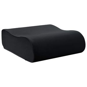vidaXL Pol&scaron;t&aacute;ř na sed&aacute;k Jednobarevn&yacute; Čern&aacute; 40 x 40 x 13 cm PU pěna