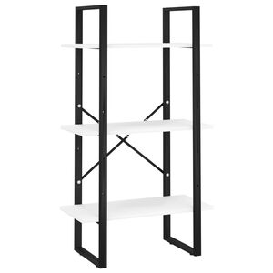 vidaXL &Uacute;ložn&yacute; reg&aacute;l b&iacute;l&yacute; 60 x 30 x 105 cm kompozitn&iacute; dřevo