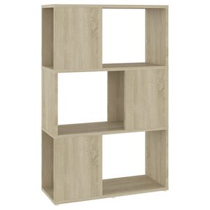 vidaXL Knihovna / dělic&iacute; stěna dub sonoma 60 x 24 x 94 cm dřevotř&iacute;ska
