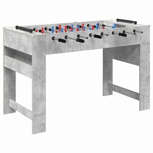 vidaXL Stoln&iacute; fotb&aacute;lek Betonově &Scaron;ed&aacute; 125 x 60,5 x 80 cm