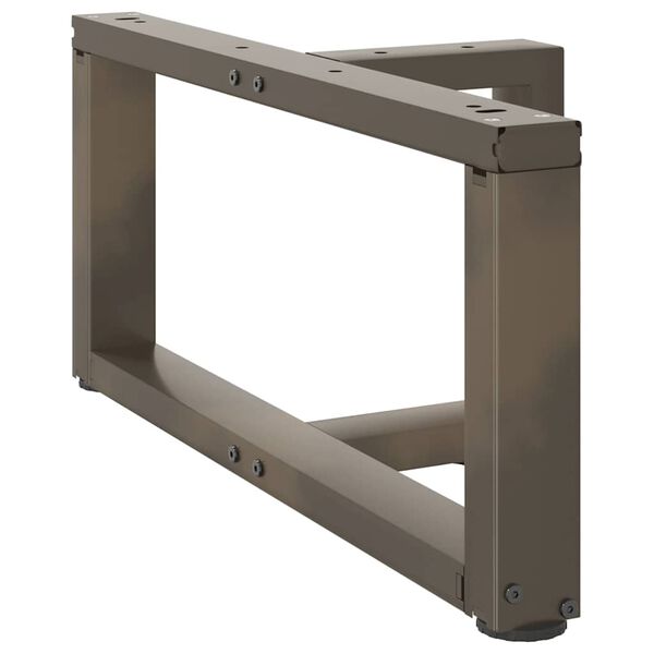 vidaXL Nohy konferenčn&iacute;ho stolku ve tvaru T, 2 ks, čern&eacute;, 60 x 25 x (30-31) cm, ocel