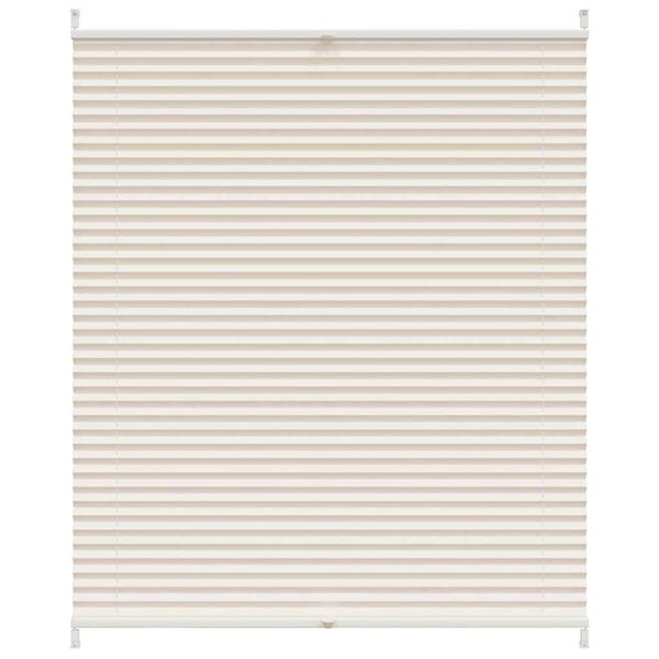 Plisovaná roleta 100 x 150 cm krémová