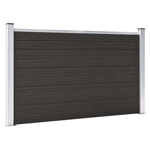 vidaXL Plotov&yacute; d&iacute;lec WPC 180 x 105 cm čern&yacute;
