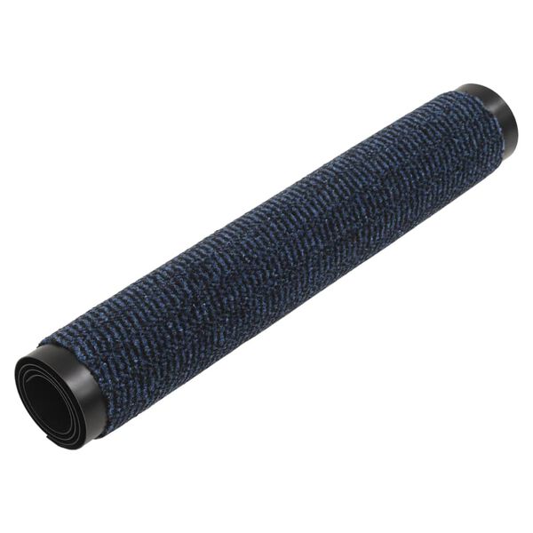 vidaXL Rohožka všívaná 60 x 150 cm modrá