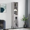 vidaXL Skř&iacute;ň highboard &scaron;ed&aacute; sonoma 34,5 x 34 x 180 cm kompozitn&iacute; dřevo