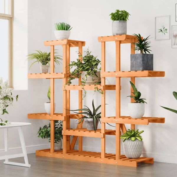 vidaXL Stojan na květiny 110 x 25 x 110,5 cm masivní jedlové dřevo