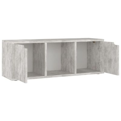 vidaXL TV skříňka betonově šedá 88,5 x 27,5 x 30,5 cm dřevotříska